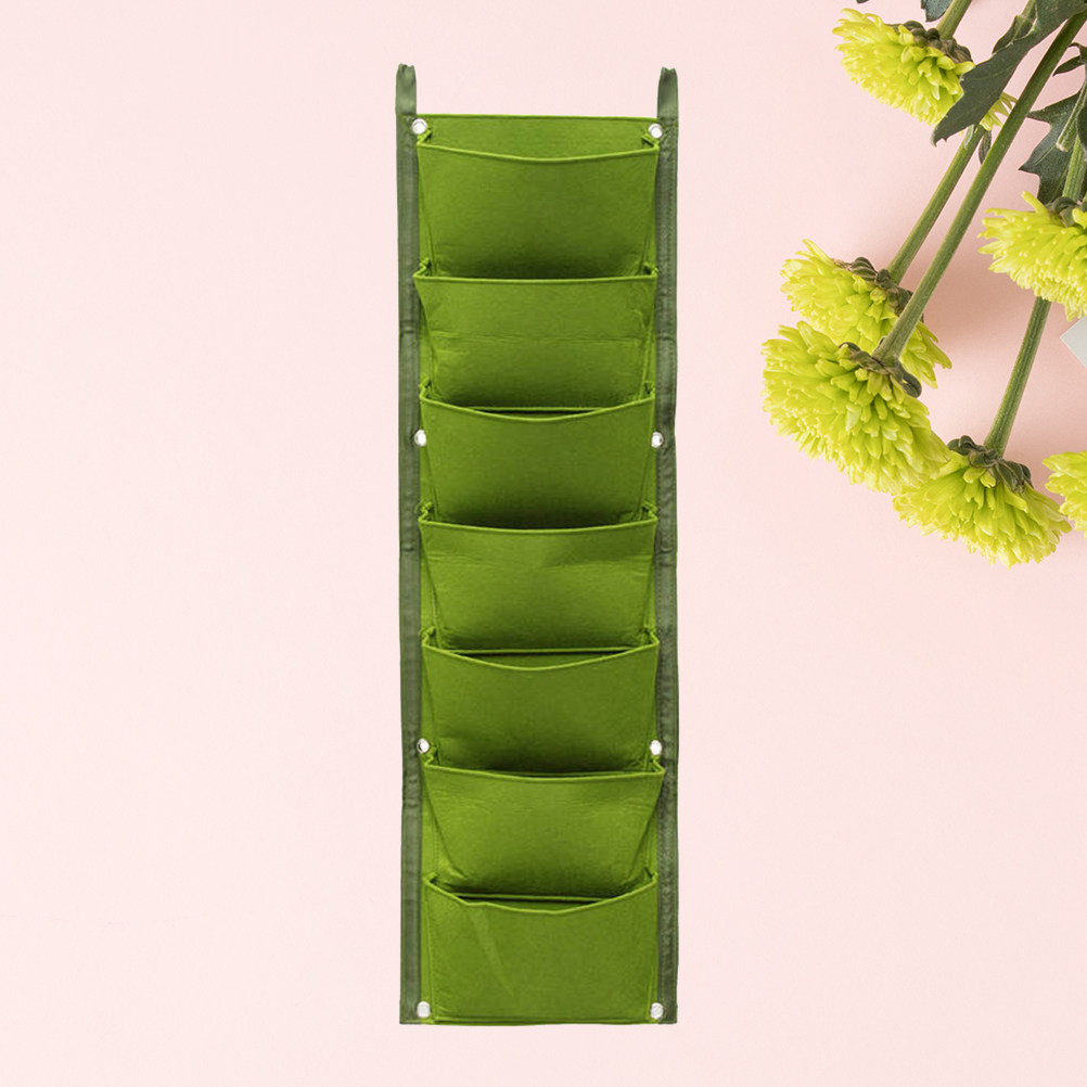 1Pcs 7-Pocket Wall-Mounted Pla - огляд і ціна Outdoor Planting Bag