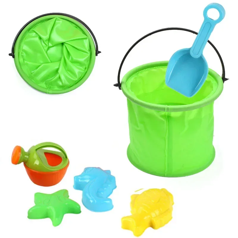 Beach Sand Bucket Toy  Collaps - огляд і ціна Gardening Tools Kids Set
