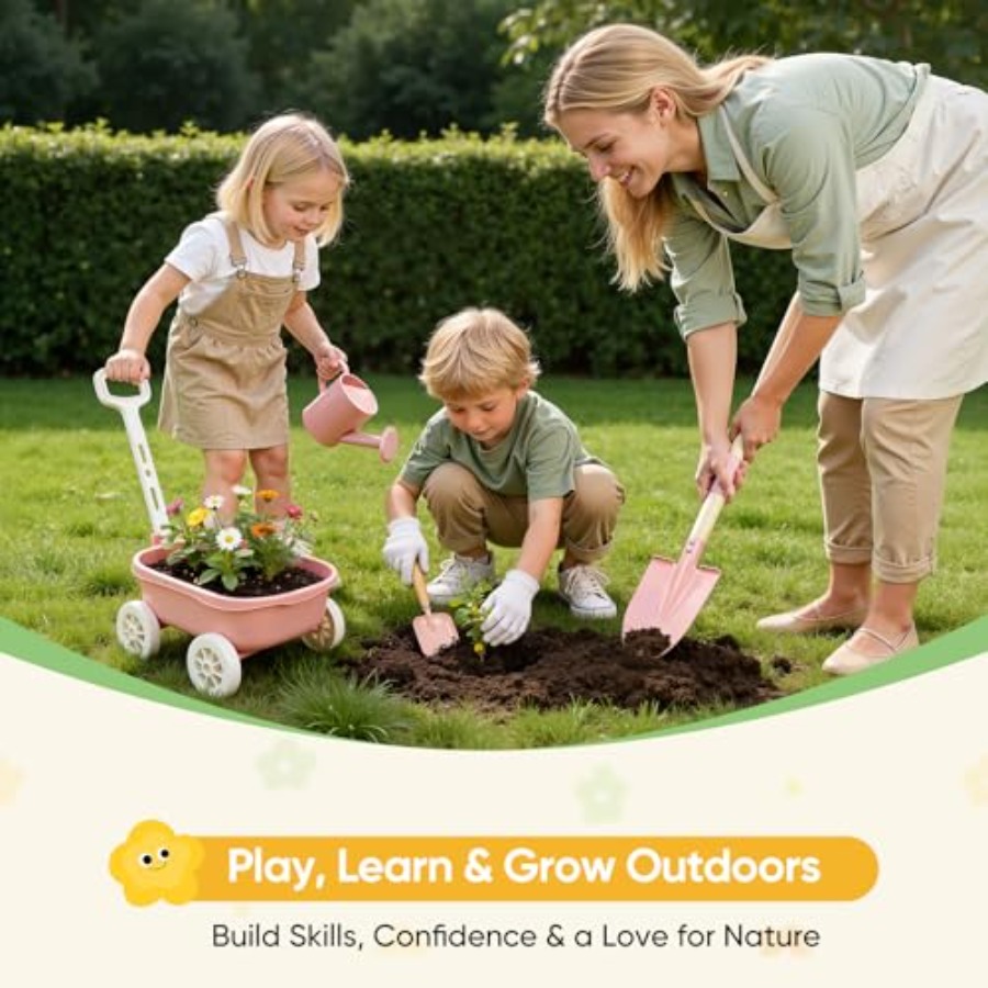 Gardening Set with Wheelbarrow - огляд і ціна Gardening Tools Japan