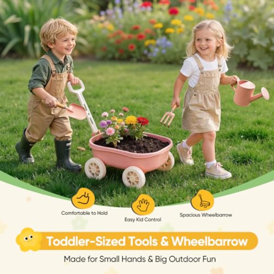 Gardening Set with Wheelbarrow - огляд і ціна Gardening Tools Japan