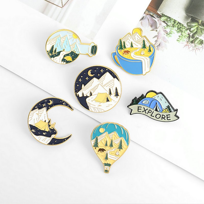 Camping Adventure Enamel Pins  - огляд і ціна Outdoor Planting Bag