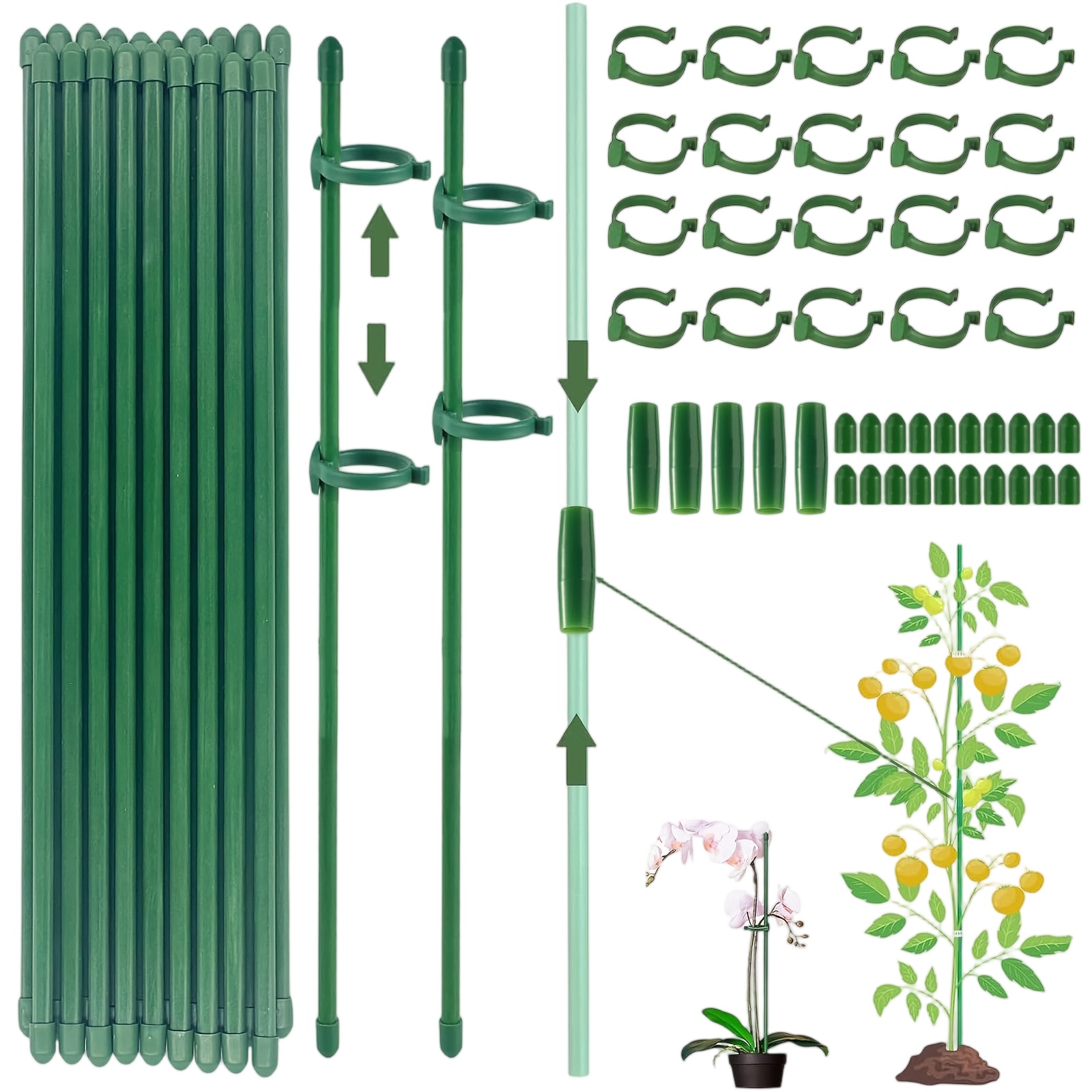 Plant Supports Rod Single Stem - огляд і ціна Orchid Potting Mix