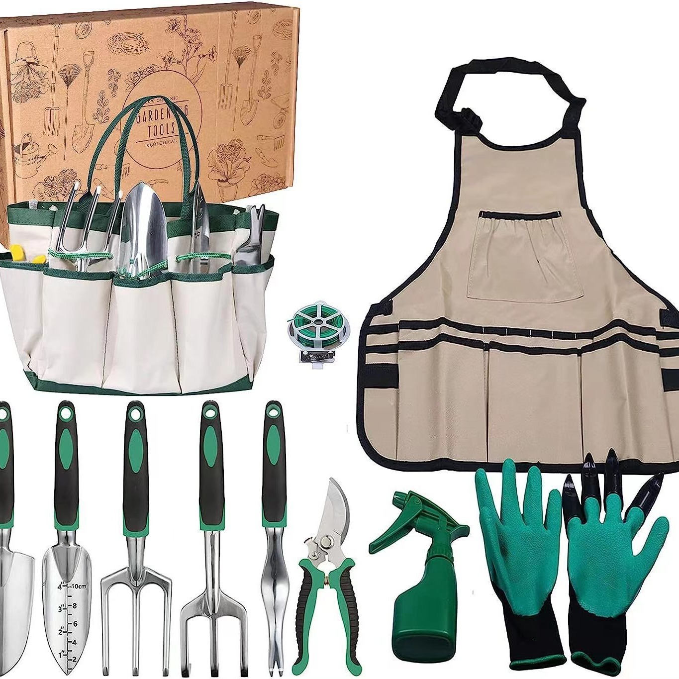 11 Pcs Garden Tool Set Aluminu - огляд і ціна Gardening Tools Shovel