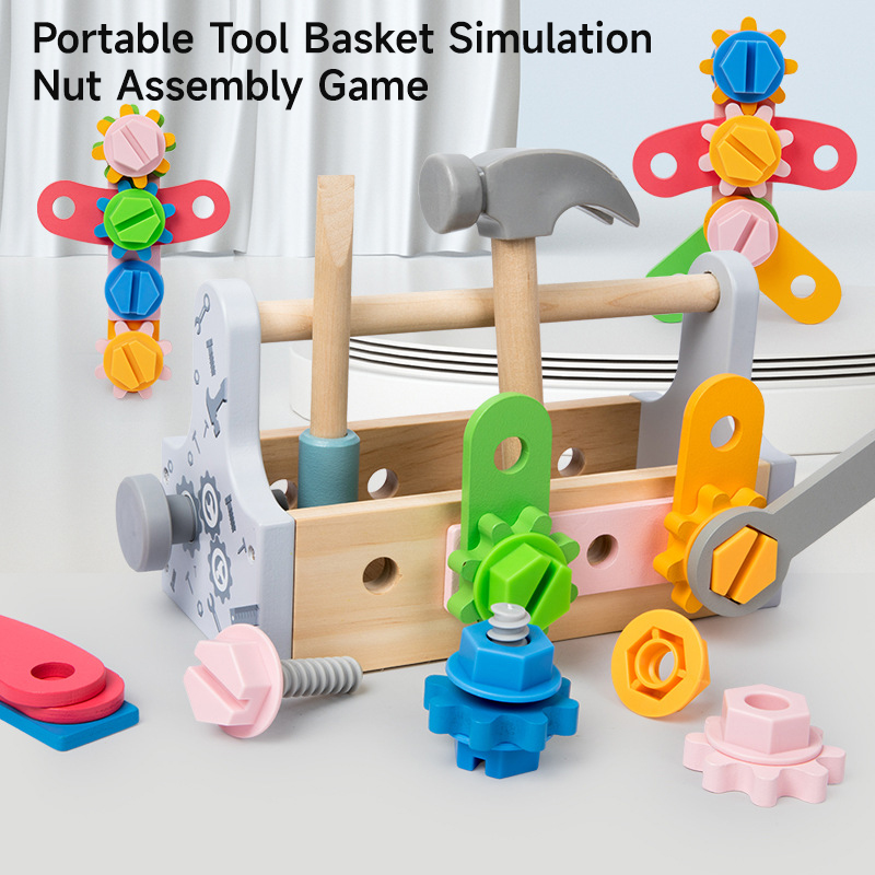 Children Toolbox Wooden Toys D - огляд і ціна Gardening Tools Kids Set
