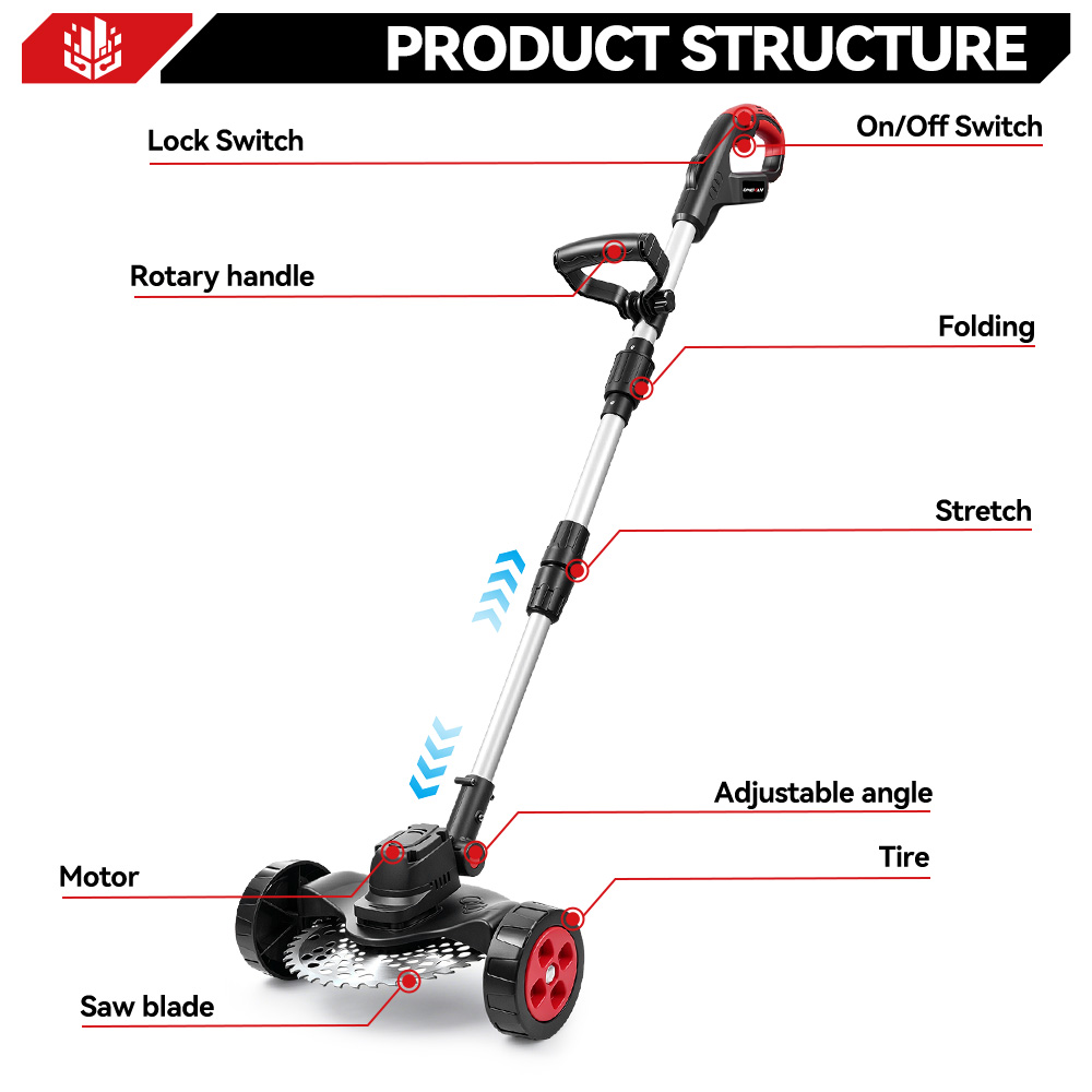 ONEVAN 9Inch 40000RPM Brushles - огляд і ціна Gardening Tools Battery Powered
