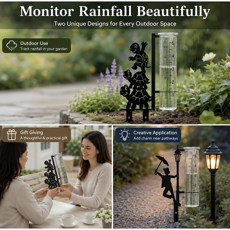 Metal Garden Rain Gauge Stake  - огляд і ціна Gardening Tools Youtube