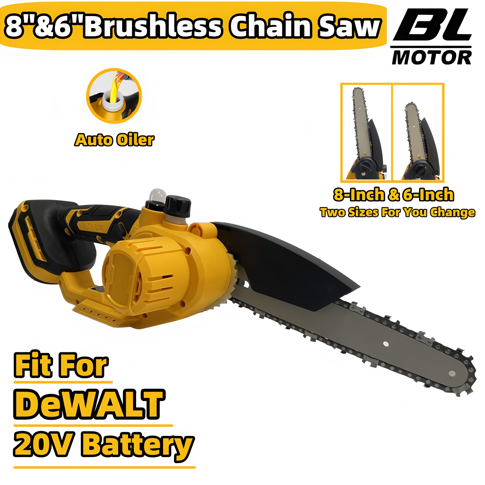 Brushless 8 Inch & 6 Inch Chai - огляд і ціна Gardening Tools Battery Powered