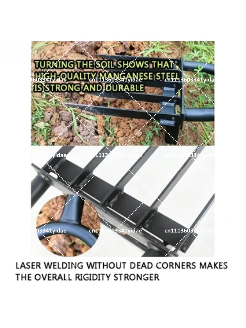 Steel Garden Fork Manual Soil  - огляд і ціна Gardening Tools Shovel