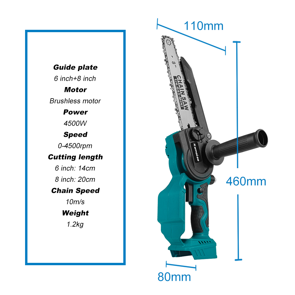 Kamolee 6 Inch 8 Inch Mini Bru - огляд і ціна Gardening Tools Battery Powered