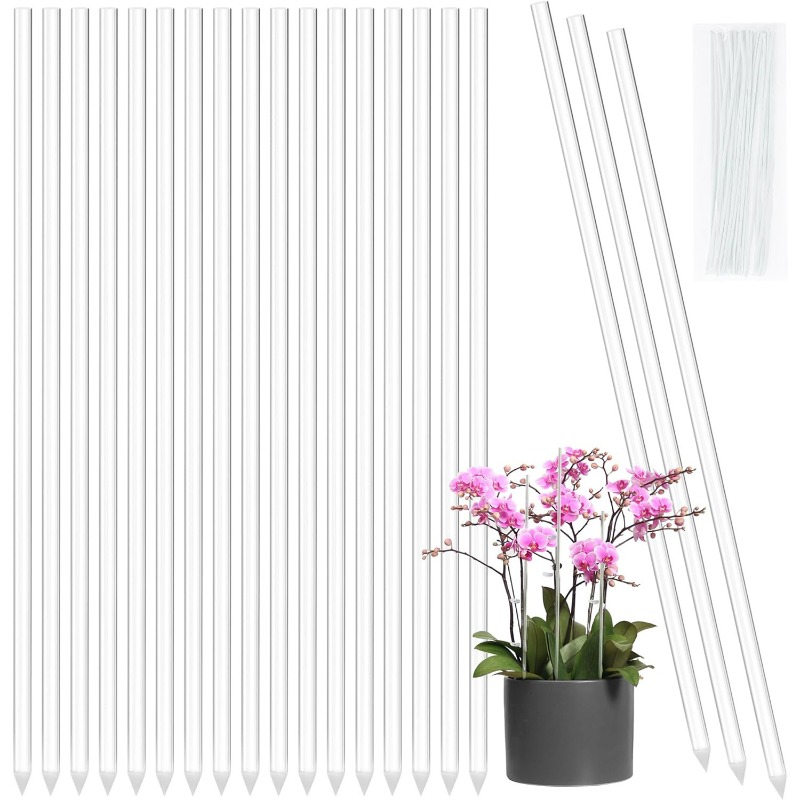 Reusable Clear Flower Support  - огляд і ціна Orchid Potting Mix