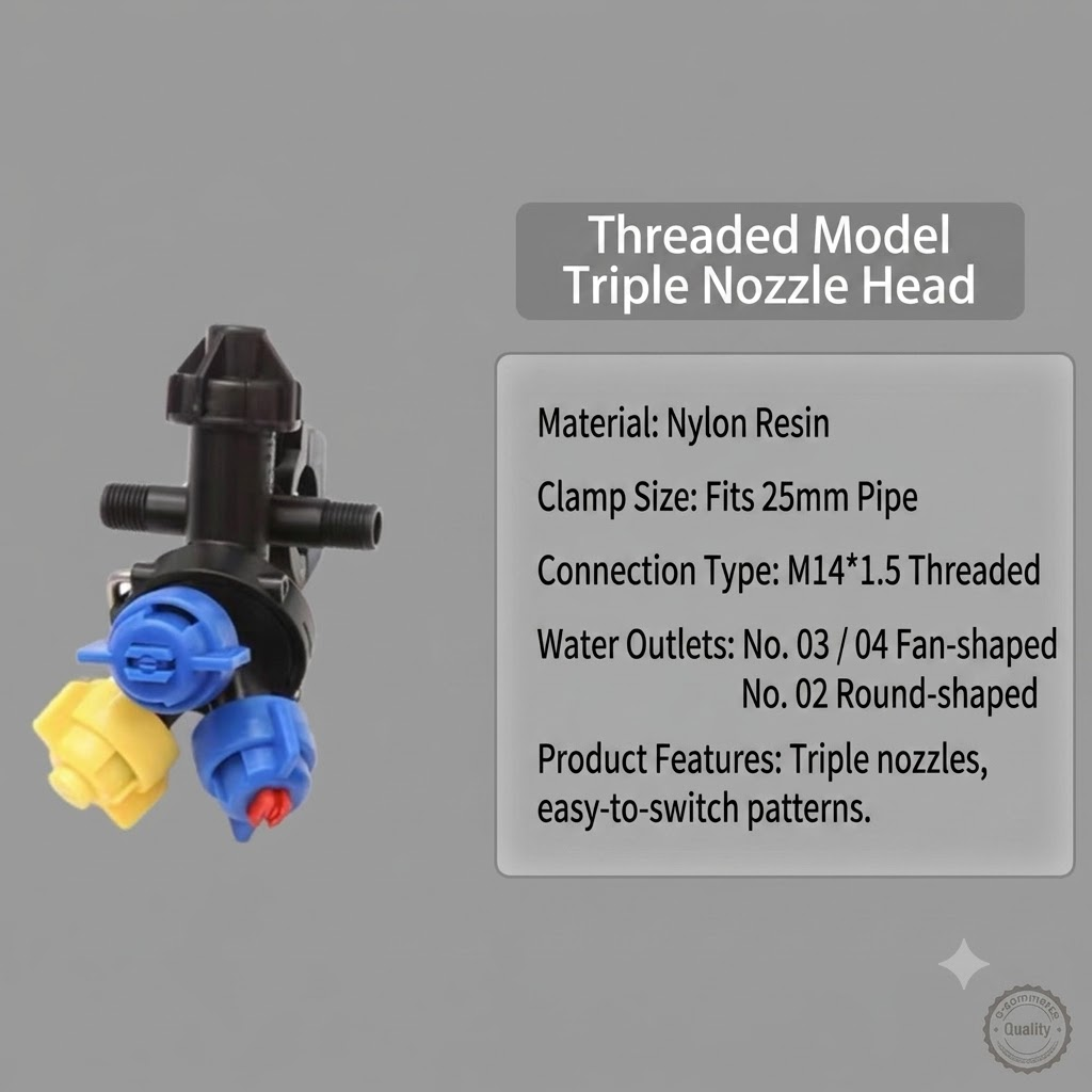 3 Heads Spray Nozzle Mirror Ar - огляд і ціна Gardening Tools Youtube
