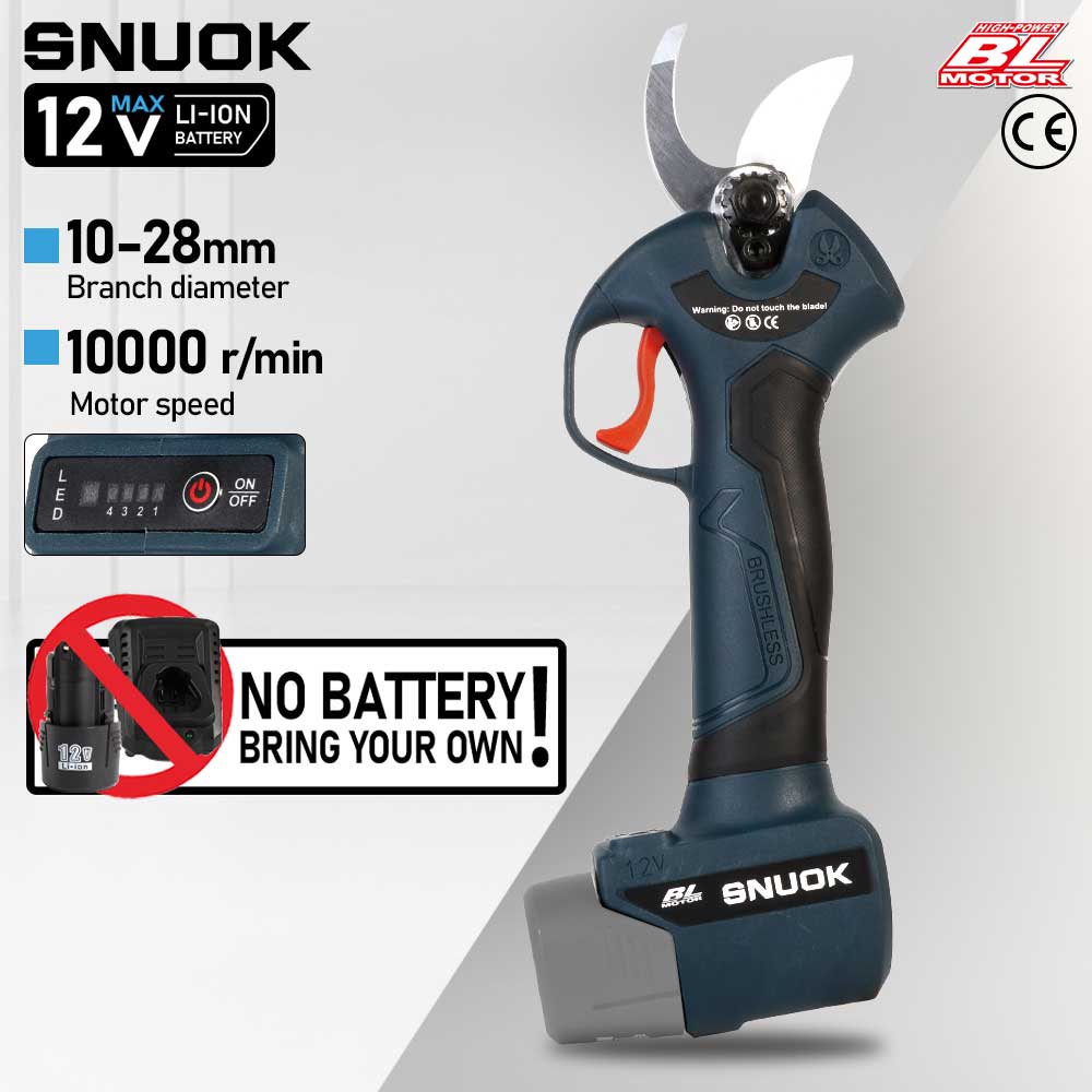 SNUOK 12V Brushless Electric P - огляд і ціна Gardening Tools Battery Powered