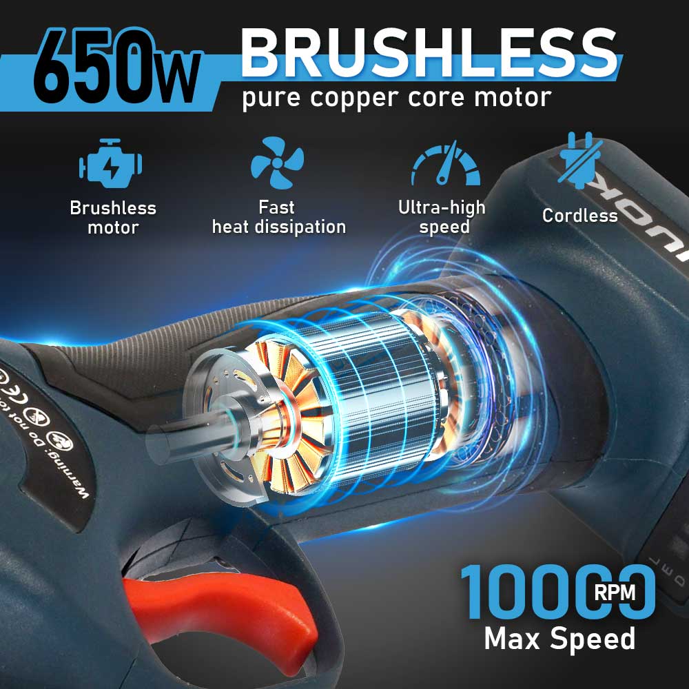 SNUOK 12V Brushless Electric P - огляд і ціна Gardening Tools Battery Powered