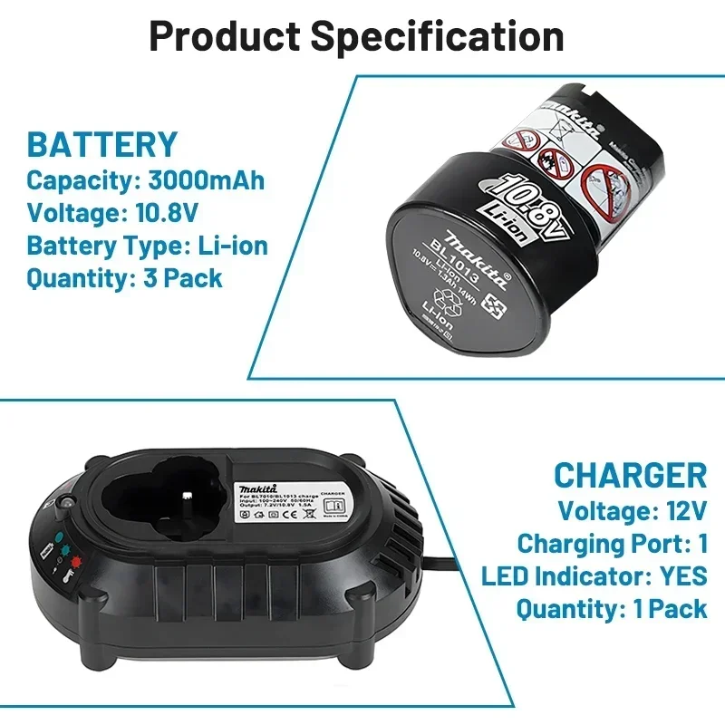 🌳🌳🌳Makita 10.8V Original Batte - огляд і ціна Gardening Tools Battery Powered