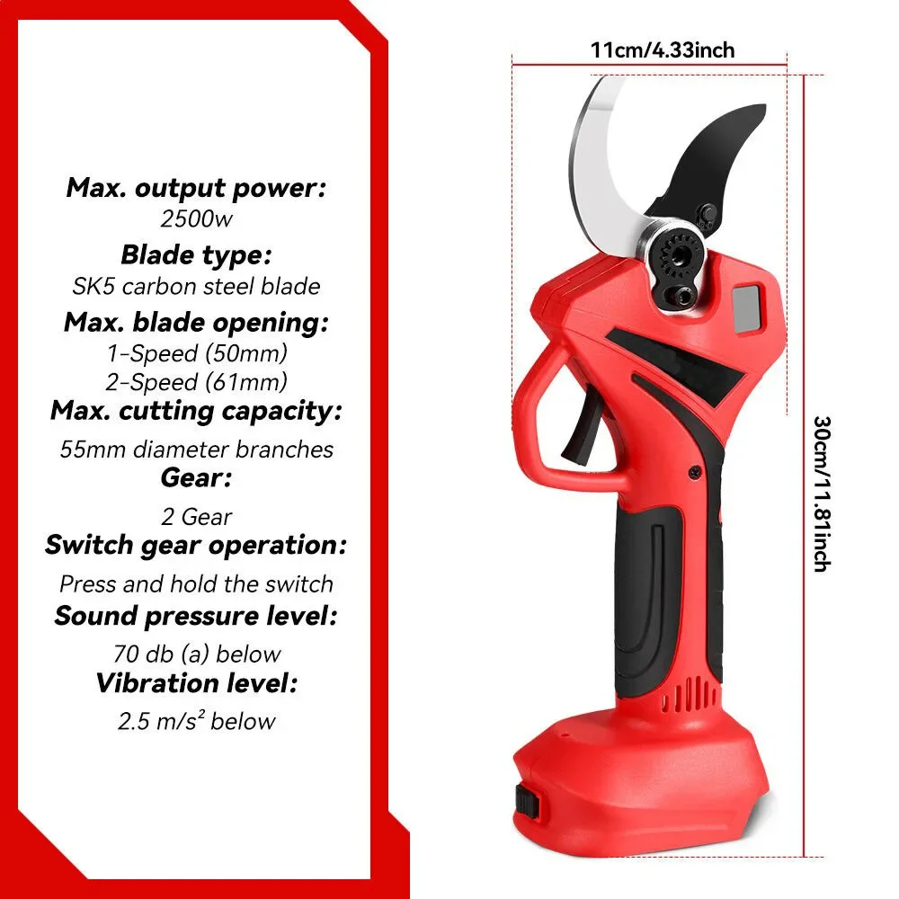 55mm Brushless Electric Scisso - огляд і ціна Gardening Tools Battery Powered