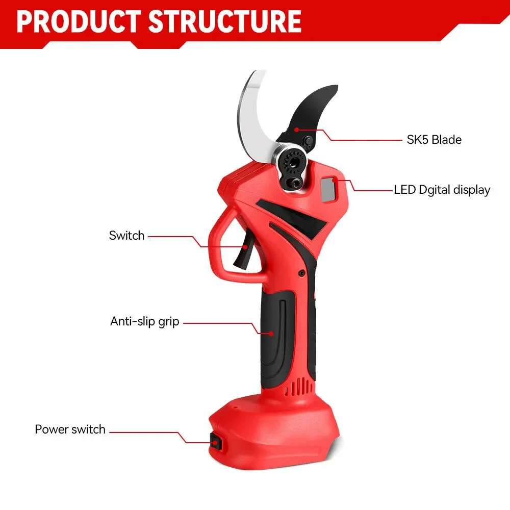 55mm Brushless Electric Scisso - огляд і ціна Gardening Tools Battery Powered