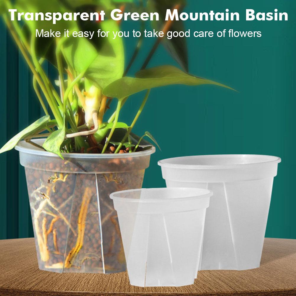 Transparent Plastic Pots Root  - огляд і ціна Orchid Potting Mix